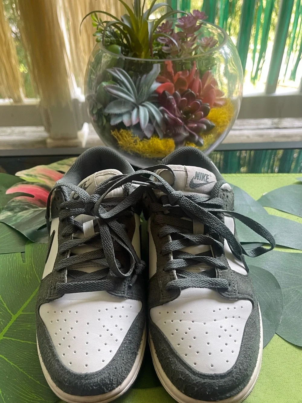 Nike Black and White Low-Top Sneakers